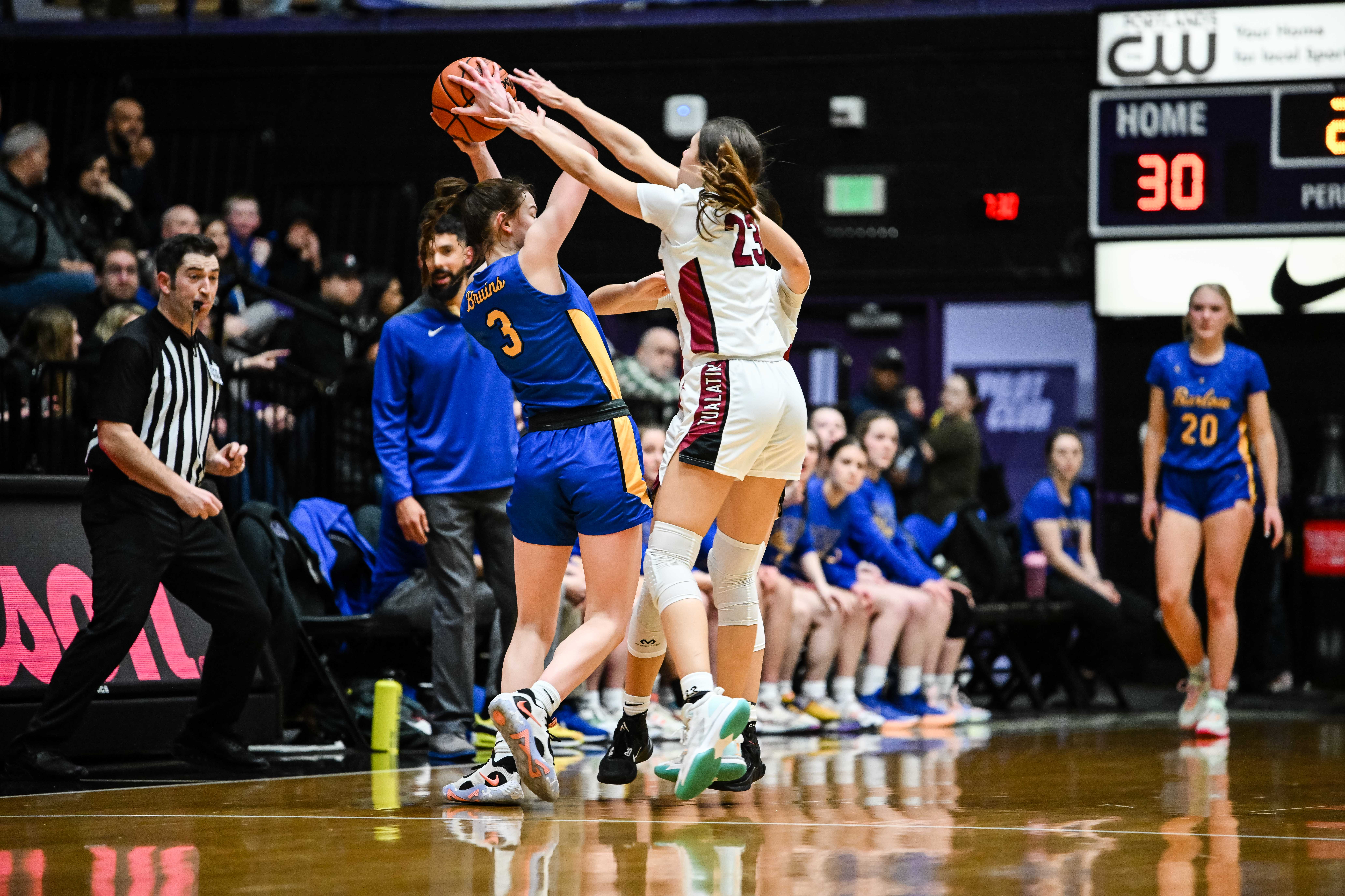 Barlow Tualatin 6A Oregon girls basketball quarterfinal Naji Saker -96